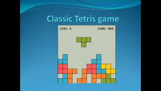 Design Tetris game with Python code