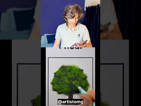 How to paint a tree!