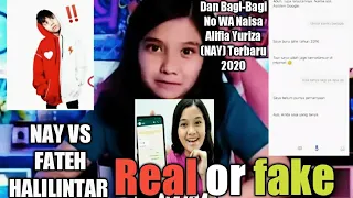 Download Bagi-Bagi No WA Naisa Alifia Yuriza (NAY) Terbaru 2020 - dan Prank FATEH HALILINTAR MP3