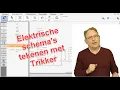 tekenen met trikker van het eendraadschema in het kort verklaard