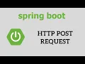 Spring Boot Tutorial for Beginners - HTTP POST request