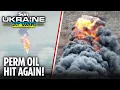 Russia s massive Perm oil refinery smashed by Ukrainian drones