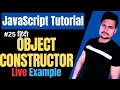 Create object using an object Constructor Object Constructor JavaScript Tutorial Part - 25