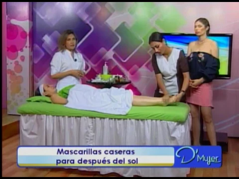 Mascarillas caseras para después del sol