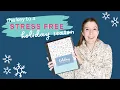 Organizing for the Holidays Holiday Planner Printable Pack