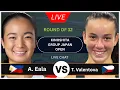 Download Lagu Alexandra Eala vs Tereza Valentová | WTA  Japan Open 2025 | Live Score \u0026 Update