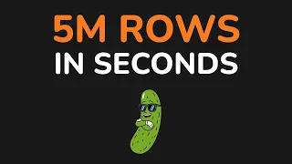Why Your Data Loads So Slow Use Pickle Instead