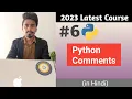 Comments in Python Types of Comments in Python Language Python Tutorial in Hindi