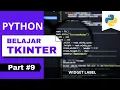Python TKINTER Widget Label Tutorial Python Bahasa Indonesia Visual Studio Code Untuk Pemula