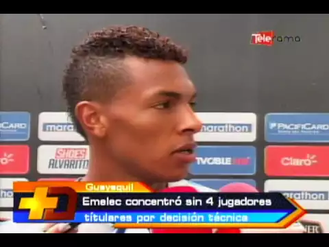 Emelec concentró sin 4 jugadores títulares por decisión técnica
