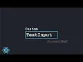 Custom TextInput with forwardRef in React Native