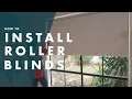 How To Install Roller Blinds - Bunnings Warehouse