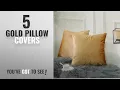 Top 10 Gold Pillow Covers 2018 Home Brilliant Set of 2 Solid Velvet Cushion Covers Set Square