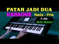 Download Lagu PATAH JADI DUA - Alda Risma | KARAOKE Nada Pria