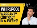 Whirlpool Warranty Contract in 4-Weeks Appliance Service Technician