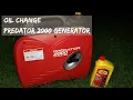 Predator 2000 Generator Oil Change