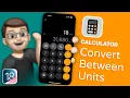Convert Currencies Measurements and More in the Calculator App on iOS 18