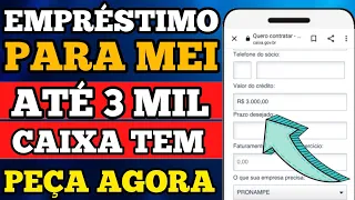 EMPRÉSTIMO SIM DIGITAL MEI NEGATIVADO! FAÇA SEM SAIR DE CASA - EMPRÉSTIMO CAIXA TEM PARA MEI