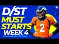 Defense Start Em Sit Em - Fantasy Football Week 4