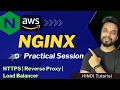 NGINX For Beginners SSL Reverse Proxy Load Balancing Setup on AWS EC2 HINDI