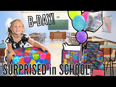 Download MP3 Totally Surprised with Birthday Balloons in Class! / She Turns the BIG SIX!