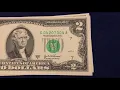 Series 2003 2 Dollar Bill Misaligned Error