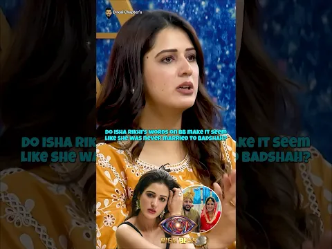 Bigg Boss 20: Is There More To Badshah & Isha Rikhi’s Marriage? 👀 #biggboss20 #badshah #isharikhi