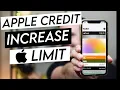 Apple Credit Card Limit Increase How To Quickly Increase Your Limit