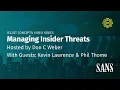 Managing Insider Threats SANS ICS Concepts