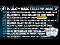 Lagu DJ SLOWBASS TERBARU 2026 || DJ JANGAN TUNGGU LAMA LAMA X MELODY DORA DORA || DJ AISHITERU 2 VIRAL 