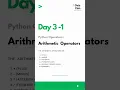 Mastering Arithmetic Operators in Python Data Science Simplified
