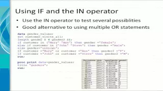 303 Conditional processing 1