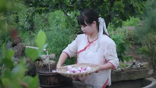 【二米炊煙】 Green Onion 洋葱大豐收，既然有了靈魂調料，那就美美的吃一頓吧！