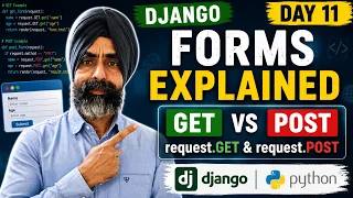 Django Forms Explained GET vs POST request GET request POST Day 11