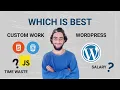 wordpress or coding Which is the better wordpress vs html css javascript