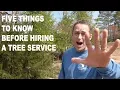 Top 5 Things To Know Before Hiring a Tree Service