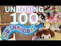 Large Epic Squishmallow Unboxing Haul Opening 100 Squishmallows 1000 Subscriber Celebration