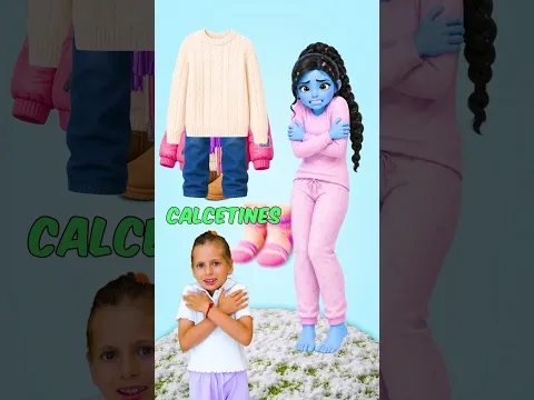 ¡Aprende sobre la ropa! ❄️🧣 Palabras divertidas