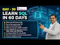 30 SQL Server Top and Having Clause