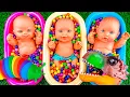 Download Lagu Satisfying Video | DIY How To Make Rainbow Milk Bottle From Mixing Slime Cutting ASMR