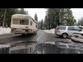 4K Dashcam Drive through the California Sierras South Lake Tahoe Pollock Pines
