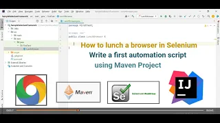 Selenium Automation - 2 How to write 1st selenium script in java How to lunch browser in selenium