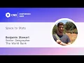 CNG 2025 Space2Stats - Benjamin Stewart Lightning Talk