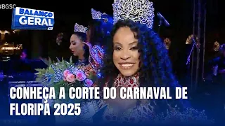 Corte do Carnaval 2025 é eleita em noite de festa no Centro de Florianópolis