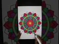 Mandala Coloring Page Colored With Relaxing Music Colored By Osman Mandalas World