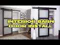 Interior Barn Door Install D I Y purchased at Wayfair