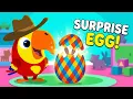 Larry s Surprise Eggs Animals Colorful Friends Educational Cartoons for Babies BabyFirst TV