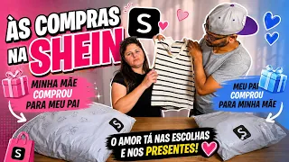 COMPRINHAS NA SHEIN! QUAL A MELHOR ESCOLHA DO PAI OU DA MÃE ?  @SHEINOFFICIAL  