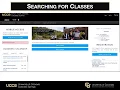 MyUCCS Portal Class Search - Orientation