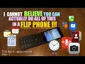 TCL Flip 3 - APPS TUTORIAL The king of minimalist productivity